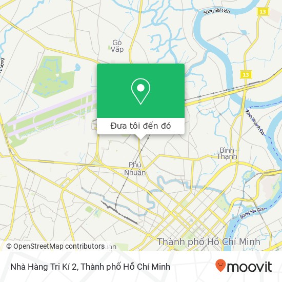 Bản đồ Nhà Hàng Tri Kí 2, HẺM 742 Nguyễn Kiệm Quận Phú Nhuận, Thành Phố Hồ Chí Minh