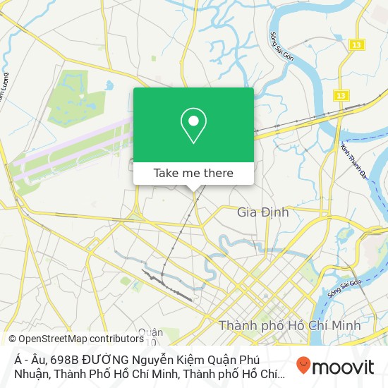 Bản đồ Á - Âu, 698B ĐƯỜNG Nguyễn Kiệm Quận Phú Nhuận, Thành Phố Hồ Chí Minh