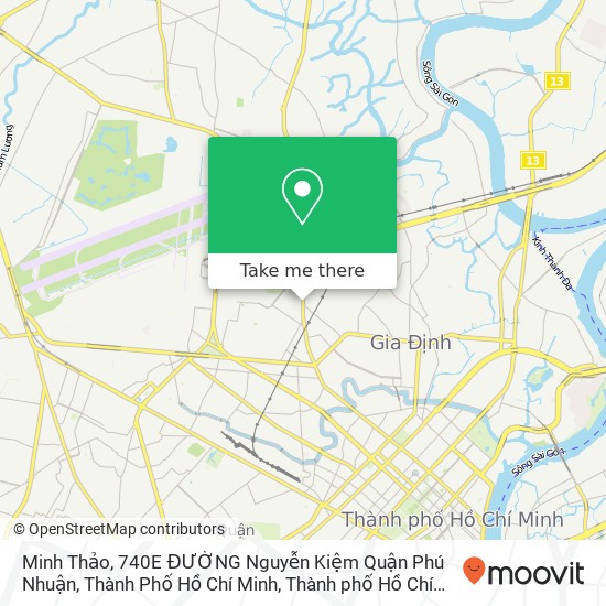 Bản đồ Minh Thảo, 740E ĐƯỜNG Nguyễn Kiệm Quận Phú Nhuận, Thành Phố Hồ Chí Minh