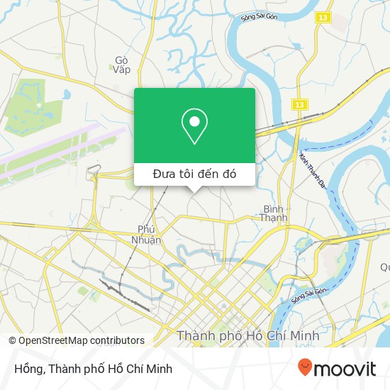 Bản đồ Hồng, 108 ĐƯỜNG Nguyễn Văn Đậu Quận Bình Thạnh, Thành Phố Hồ Chí Minh