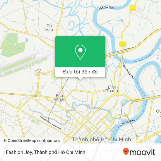 Bản đồ Fashion Joy, ĐƯỜNG Nguyễn Văn Đậu Quận Bình Thạnh, Thành Phố Hồ Chí Minh