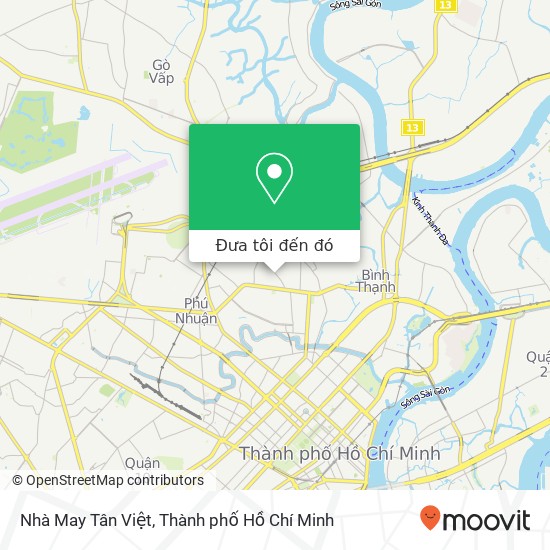 Bản đồ Nhà May Tân Việt, ĐƯỜNG Hoàng Hoa Thám Quận Bình Thạnh, Thành Phố Hồ Chí Minh