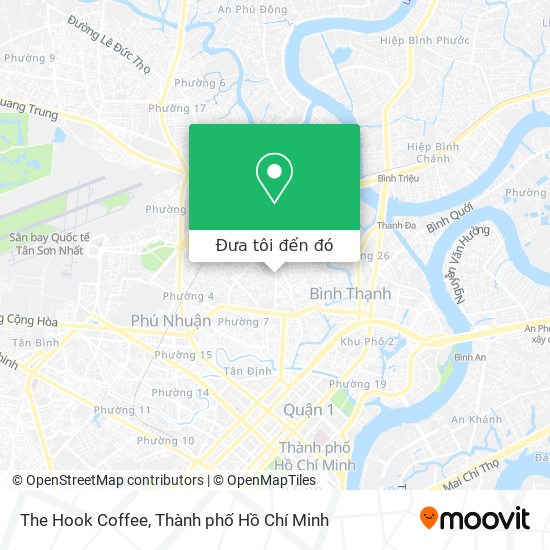 Bản đồ The Hook Coffee