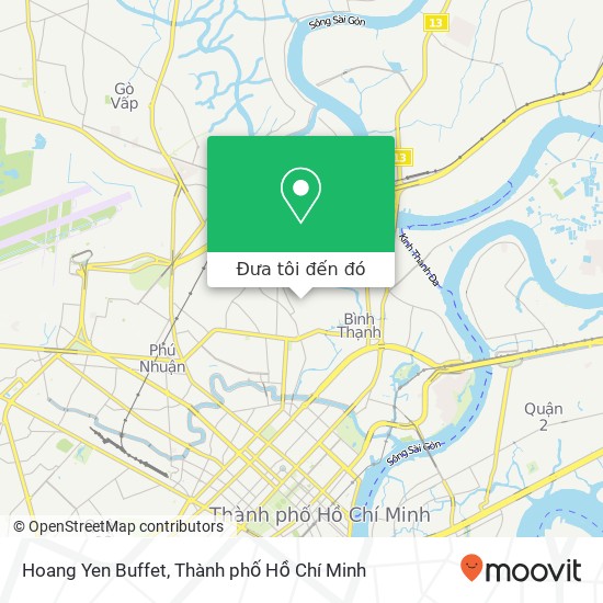 Bản đồ Hoang Yen Buffet, HẺM 22 Ngô Đức Kế Quận Bình Thạnh, Thành Phố Hồ Chí Minh