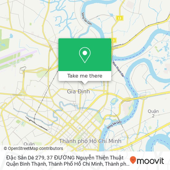 Bản đồ Đặc Sản Dê 279, 37 ĐƯỜNG Nguyễn Thiện Thuật Quận Bình Thạnh, Thành Phố Hồ Chí Minh