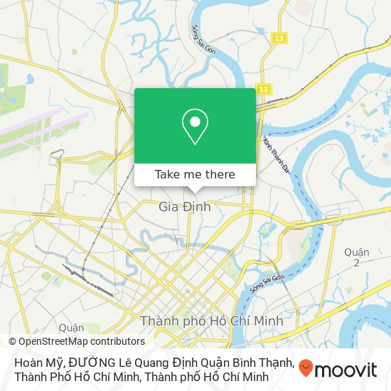 Bản đồ Hoàn Mỹ, ĐƯỜNG Lê Quang Định Quận Bình Thạnh, Thành Phố Hồ Chí Minh