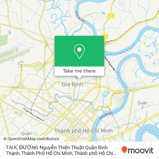 Bản đồ T.N.K, ĐƯỜNG Nguyễn Thiện Thuật Quận Bình Thạnh, Thành Phố Hồ Chí Minh