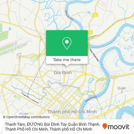 Bản đồ Thanh Tâm, ĐƯỜNG Bùi Đình Túy Quận Bình Thạnh, Thành Phố Hồ Chí Minh