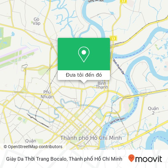 Bản đồ Giày Da Thời Trang Bocalo, 67 ĐƯỜNG Lê Quang Định Quận Bình Thạnh, Thành Phố Hồ Chí Minh