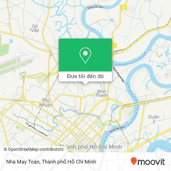 Bản đồ Nhà May Toàn, HẺM 304 Bùi Đình Túy Quận Bình Thạnh, Thành Phố Hồ Chí Minh