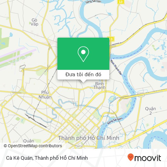 Bản đồ Cà Kê Quán, 21 ĐƯỜNG Nguyễn Thiện Thuật Quận Bình Thạnh, Thành Phố Hồ Chí Minh