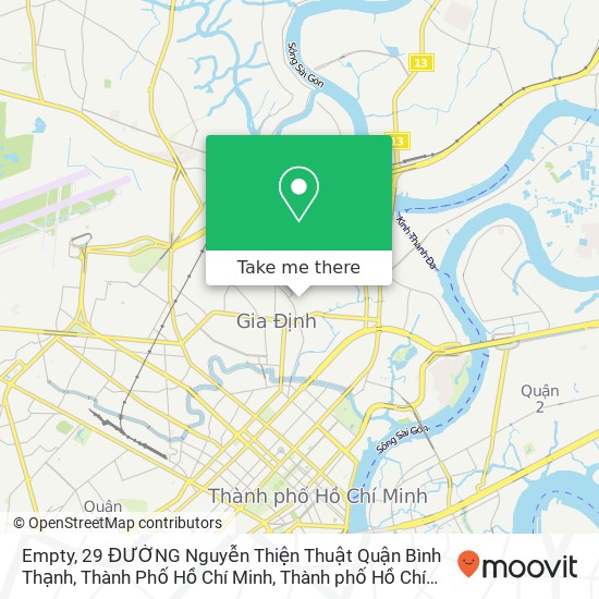 Bản đồ Empty, 29 ĐƯỜNG Nguyễn Thiện Thuật Quận Bình Thạnh, Thành Phố Hồ Chí Minh