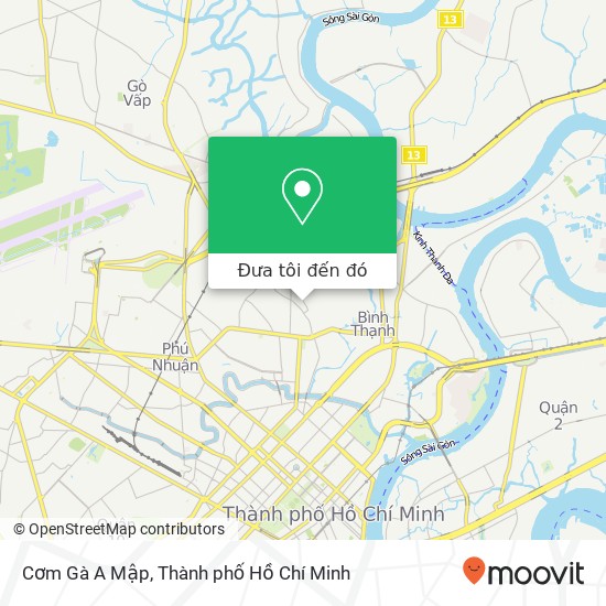 Bản đồ Cơm Gà A Mập, 73 ĐƯỜNG Phan Văn Trị Quận Bình Thạnh, Thành Phố Hồ Chí Minh