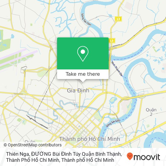 Bản đồ Thiên Nga, ĐƯỜNG Bùi Đình Túy Quận Bình Thạnh, Thành Phố Hồ Chí Minh