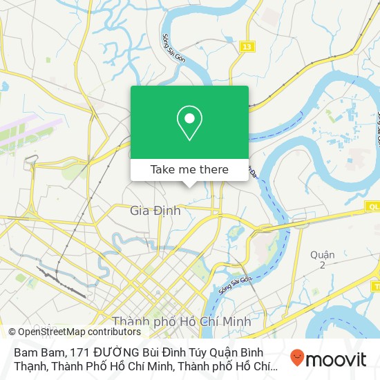 Bản đồ Bam Bam, 171 ĐƯỜNG Bùi Đình Túy Quận Bình Thạnh, Thành Phố Hồ Chí Minh