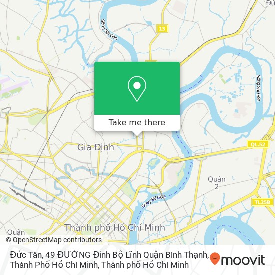 Bản đồ Đức Tân, 49 ĐƯỜNG Đinh Bộ Lĩnh Quận Bình Thạnh, Thành Phố Hồ Chí Minh