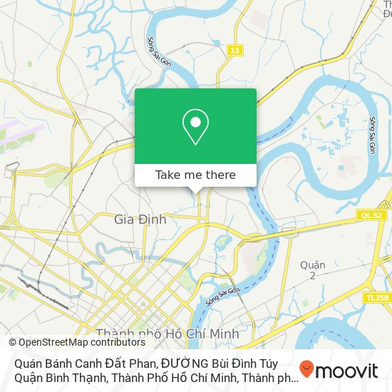 Bản đồ Quán Bánh Canh Đất Phan, ĐƯỜNG Bùi Đình Túy Quận Bình Thạnh, Thành Phố Hồ Chí Minh