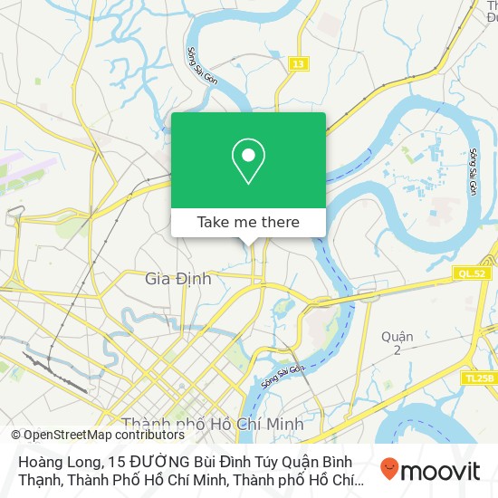 Bản đồ Hoàng Long, 15 ĐƯỜNG Bùi Đình Túy Quận Bình Thạnh, Thành Phố Hồ Chí Minh
