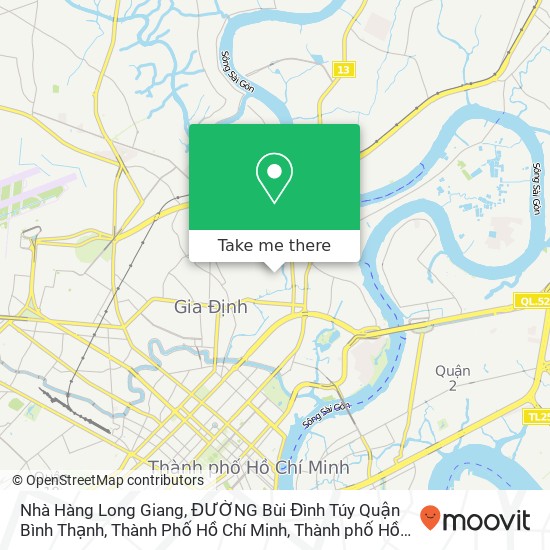 Bản đồ Nhà Hàng Long Giang, ĐƯỜNG Bùi Đình Túy Quận Bình Thạnh, Thành Phố Hồ Chí Minh