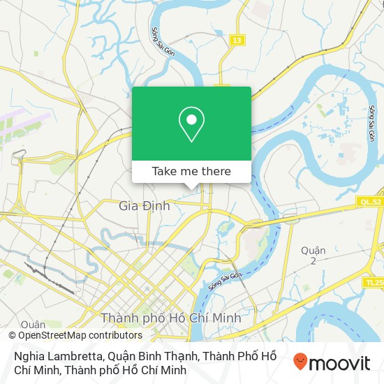 Bản đồ Nghia Lambretta, Quận Bình Thạnh, Thành Phố Hồ Chí Minh
