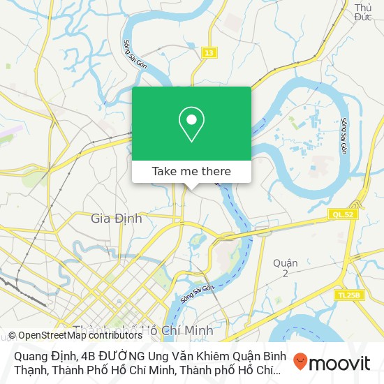 Bản đồ Quang Định, 4B ĐƯỜNG Ung Văn Khiêm Quận Bình Thạnh, Thành Phố Hồ Chí Minh