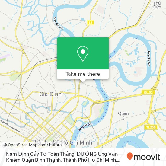 Bản đồ Nam Định Cầy Tơ Toàn Thắng, ĐƯỜNG Ung Văn Khiêm Quận Bình Thạnh, Thành Phố Hồ Chí Minh