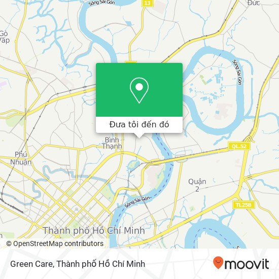 Bản đồ Green Care, 206 ĐƯỜNG D5 Quận Bình Thạnh, Thành Phố Hồ Chí Minh
