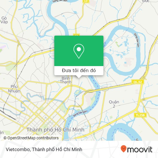 Bản đồ Vietcombo, Quận Bình Thạnh, Thành Phố Hồ Chí Minh