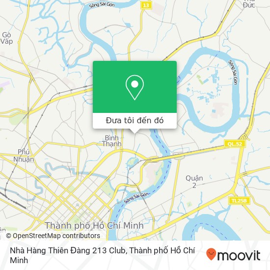 Bản đồ Nhà Hàng Thiên Đàng 213 Club
