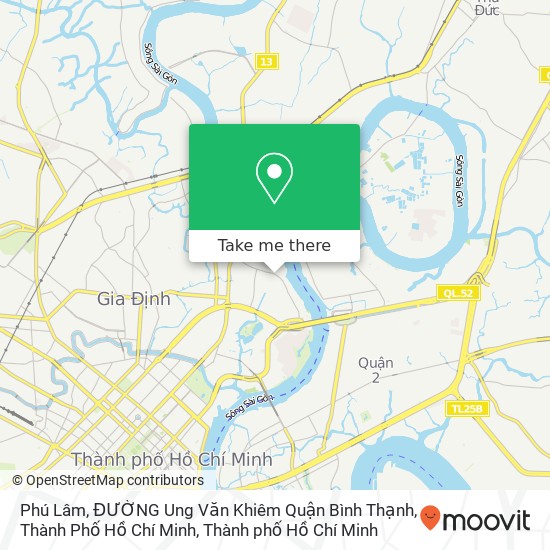 Bản đồ Phú Lâm, ĐƯỜNG Ung Văn Khiêm Quận Bình Thạnh, Thành Phố Hồ Chí Minh