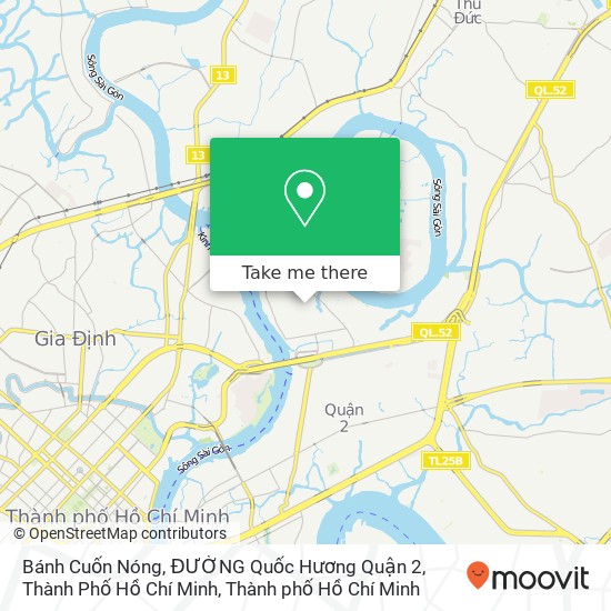 Bản đồ Bánh Cuốn Nóng, ĐƯỜNG Quốc Hương Quận 2, Thành Phố Hồ Chí Minh