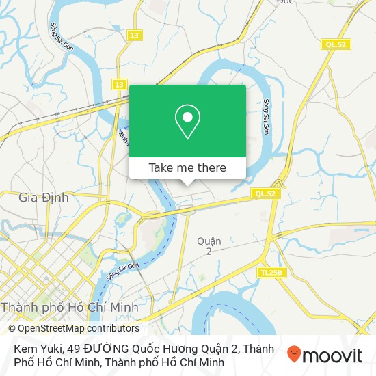 Bản đồ Kem Yuki, 49 ĐƯỜNG Quốc Hương Quận 2, Thành Phố Hồ Chí Minh