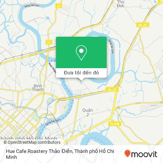 Bản đồ Hue Cafe Roastery Thảo Điền, ĐƯỜNG Thảo Điền Quận 2, Thành Phố Hồ Chí Minh