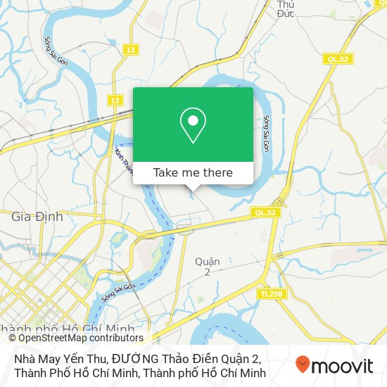 Bản đồ Nhà May Yến Thu, ĐƯỜNG Thảo Điền Quận 2, Thành Phố Hồ Chí Minh