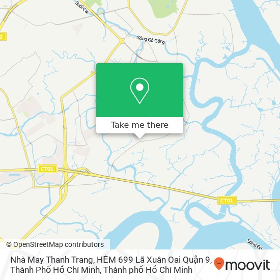 Bản đồ Nhà May Thanh Trang, HẺM 699 Lã Xuân Oai Quận 9, Thành Phố Hồ Chí Minh