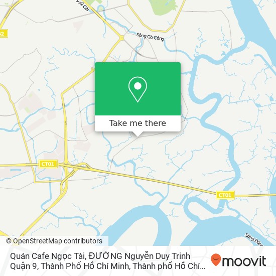 Bản đồ Quán Cafe Ngọc Tài, ĐƯỜNG Nguyễn Duy Trinh Quận 9, Thành Phố Hồ Chí Minh