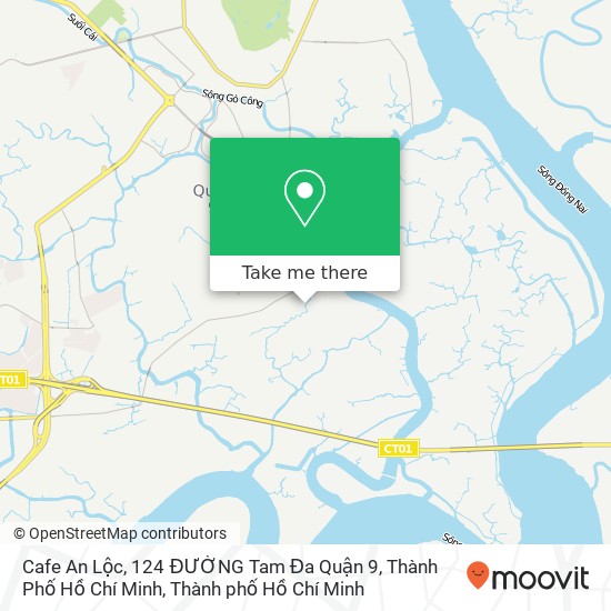 Bản đồ Cafe An Lộc, 124 ĐƯỜNG Tam Đa Quận 9, Thành Phố Hồ Chí Minh