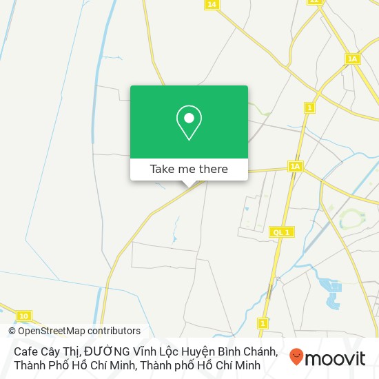 Bản đồ Cafe Cây Thị, ĐƯỜNG Vĩnh Lộc Huyện Bình Chánh, Thành Phố Hồ Chí Minh