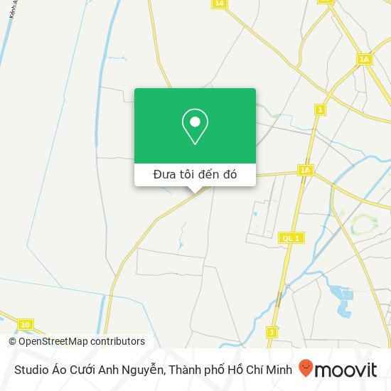 Bản đồ Studio Áo Cưới Anh Nguyễn, ĐƯỜNG Vĩnh Lộc Huyện Bình Chánh, Thành Phố Hồ Chí Minh