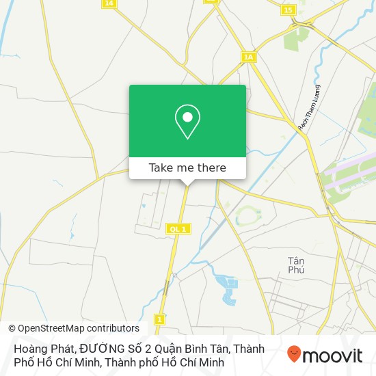 Bản đồ Hoàng Phát, ĐƯỜNG Số 2 Quận Bình Tân, Thành Phố Hồ Chí Minh