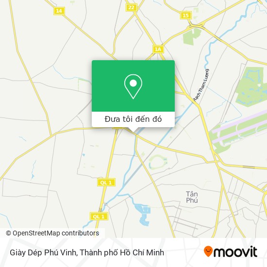 Bản đồ Giày Dép Phú Vinh
