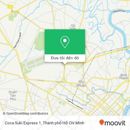 Bản đồ Coca Suki Express 1, 60A ĐƯỜNG Trường Sơn Quận Tân Bình, Thành Phố Hồ Chí Minh