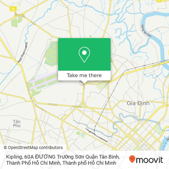 Bản đồ Kipling, 60A ĐƯỜNG Trường Sơn Quận Tân Bình, Thành Phố Hồ Chí Minh