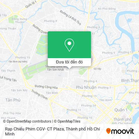 Bản đồ Rạp Chiếu Phim CGV- CT Plaza