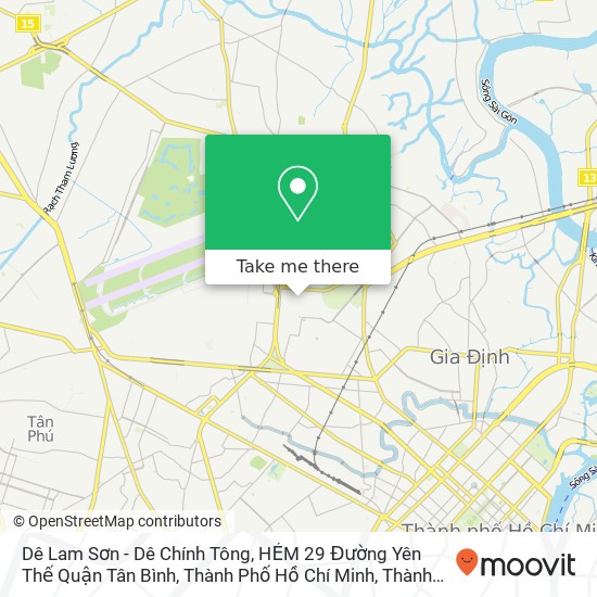 Bản đồ Dê Lam Sơn - Dê Chính Tông, HẺM 29 Đường Yên Thế Quận Tân Bình, Thành Phố Hồ Chí Minh