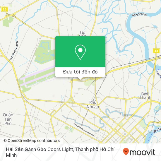 Bản đồ Hải Sản Gành Gào Coors Light, 31 ĐƯỜNG Hồng Hà Quận Tân Bình, Thành Phố Hồ Chí Minh