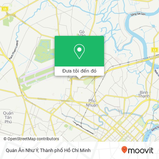 Bản đồ Quán Ăn Như Ý, ĐƯỜNG Hồng Hà Quận Tân Bình, Thành Phố Hồ Chí Minh