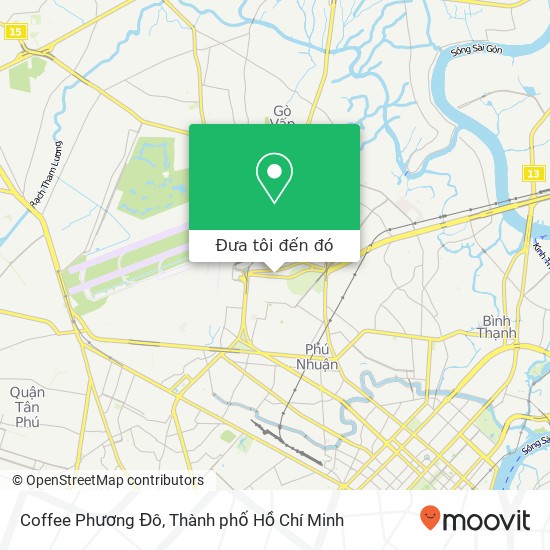 Bản đồ Coffee Phương Đô, ĐƯỜNG Hồng Hà Quận Tân Bình, Thành Phố Hồ Chí Minh