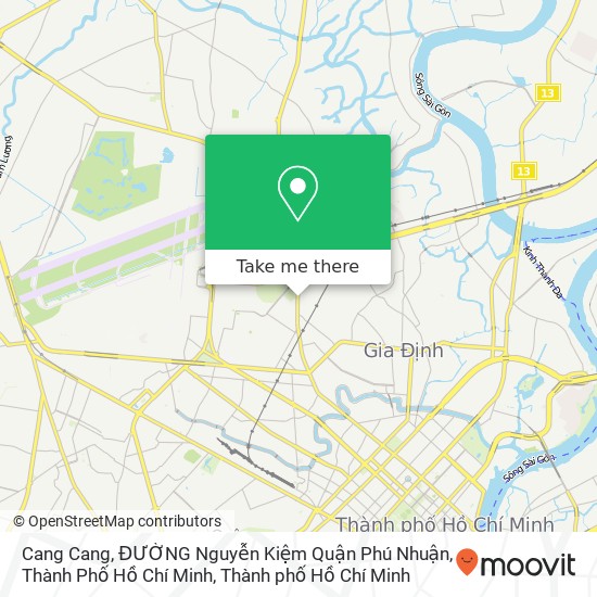 Bản đồ Cang Cang, ĐƯỜNG Nguyễn Kiệm Quận Phú Nhuận, Thành Phố Hồ Chí Minh