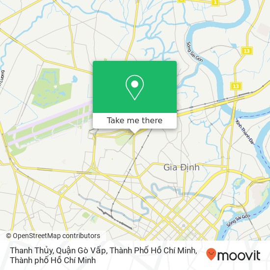 Bản đồ Thanh Thủy, Quận Gò Vấp, Thành Phố Hồ Chí Minh